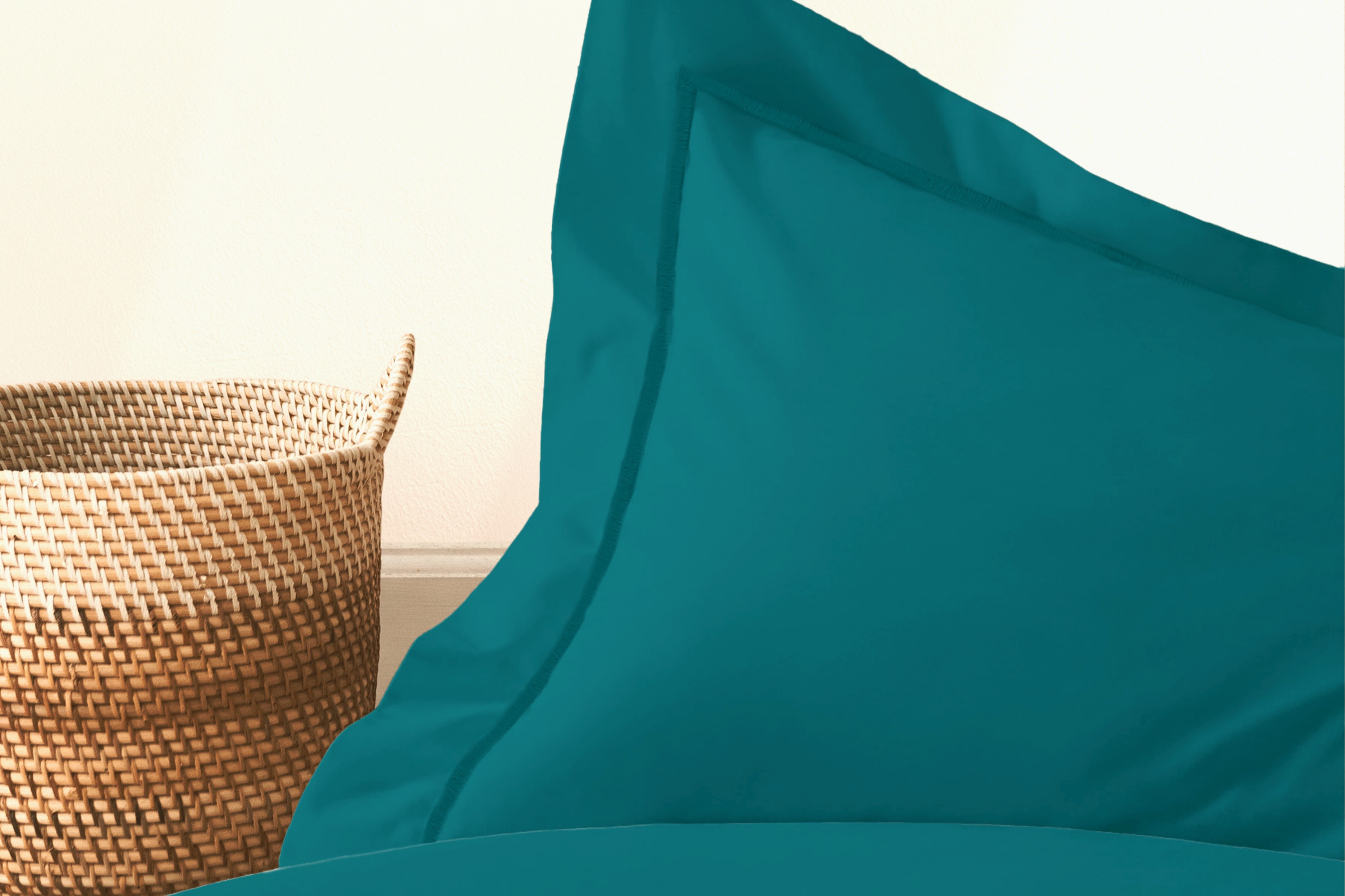 Taie Percale bleue